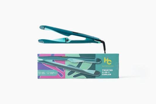 2-in-1 Twist Digital Curler & Straightener | Ceramic Plates Styling Tool