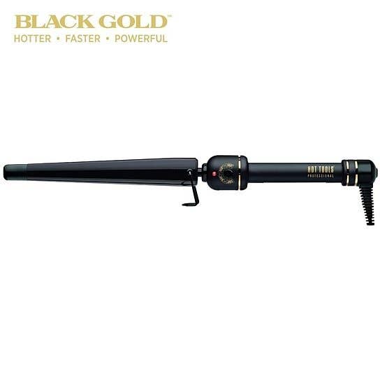 HOT TOOLS Professional Black Gold XL Curling Wand 1 1/4"