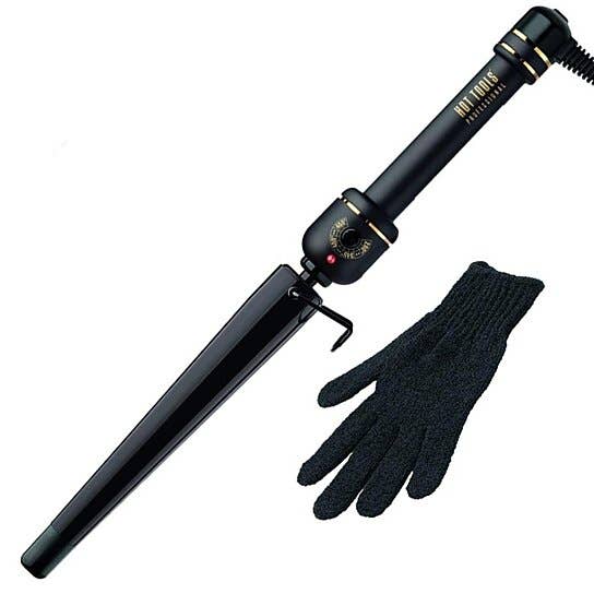 HOT TOOLS Professional Black Gold XL Curling Wand 1 1/4"