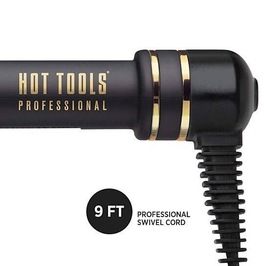 HOT TOOLS Professional Black Gold XL Curling Wand 1 1/4"
