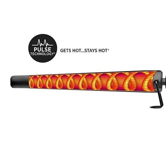 HOT TOOLS Professional Black Gold XL Curling Wand 1 1/4"
