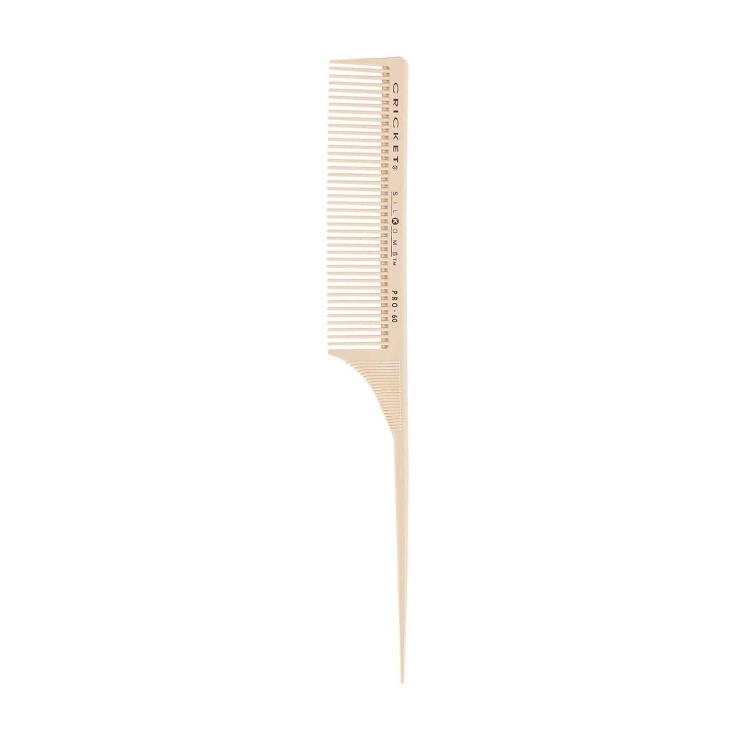 Cricket Silkomb Pro 60 Fine Toothed Rattail Comb