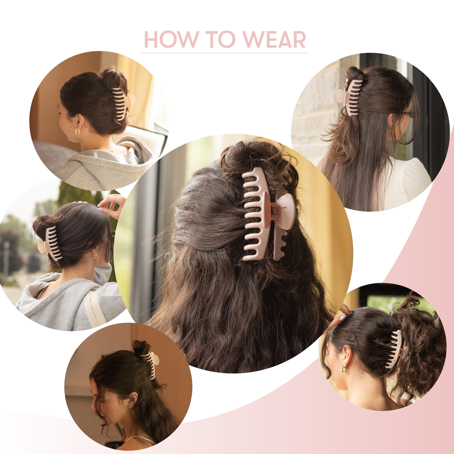 FRAMAR Extra Large Claw Clips For Thick Hair – Hair Claws