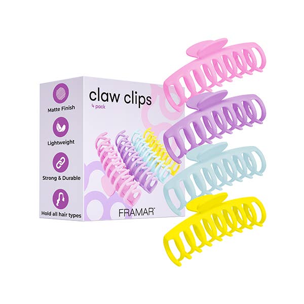 FRAMAR Extra Large Claw Clips For Thick Hair – Hair Claws
