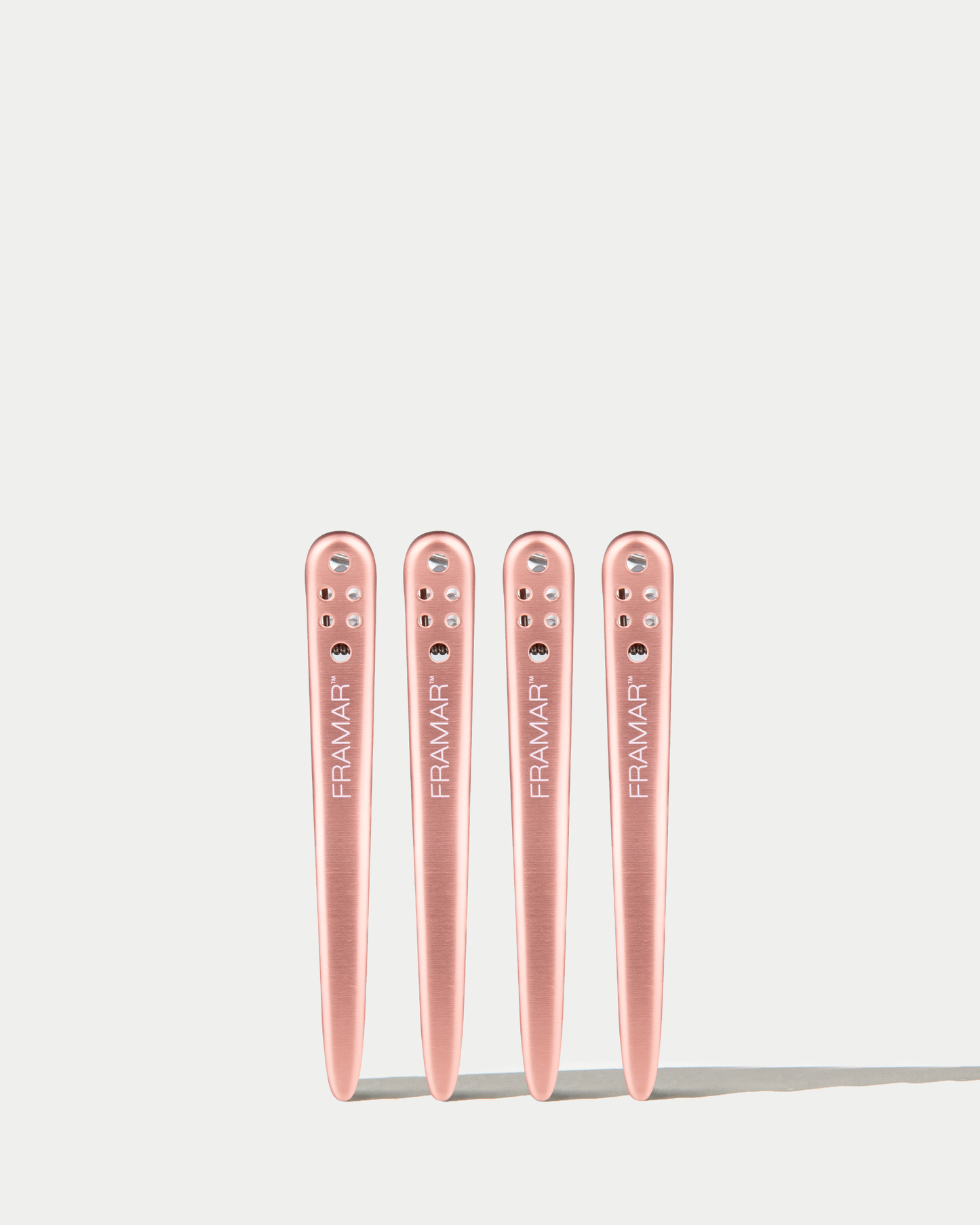 FRAMAR Womens Hair Clips Metal, Hair Sectioning Clips - Rosé