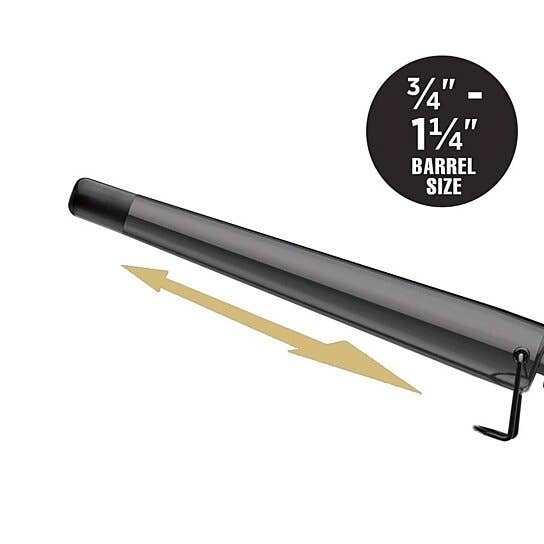 HOT TOOLS Professional Black Gold XL Curling Wand 1 1/4"