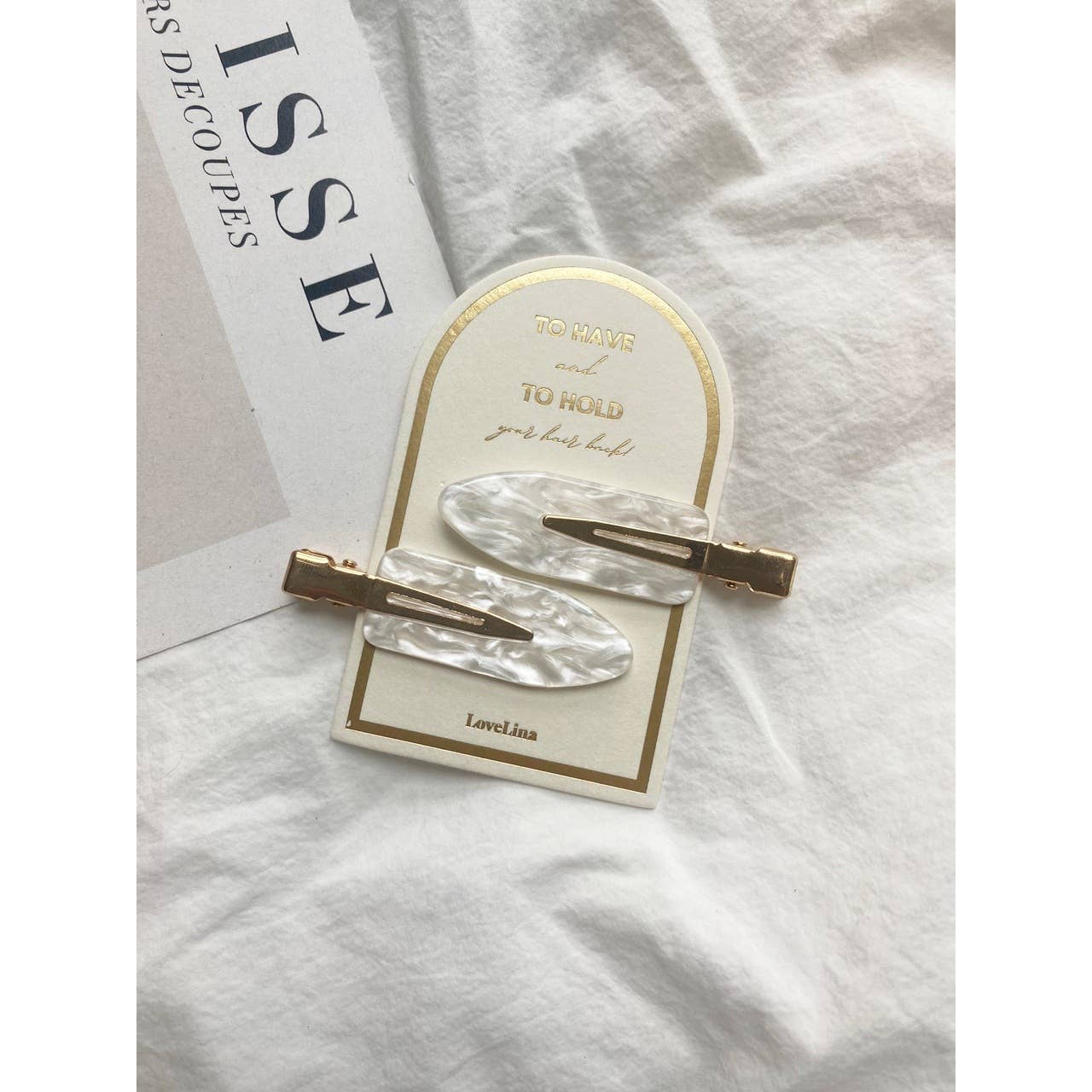 Crease Free Hair Clips Set - DEBBIE: AQUA, ONE SIZE