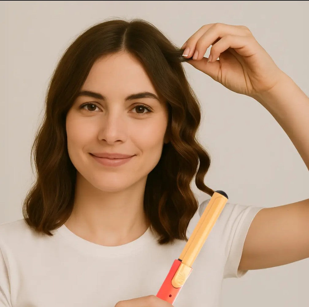 Mini Curls Travel Clip Curler with Pouch